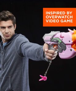 Overwatch D.Va Nerf Rival Blaster with 3 Overwatch Rival Rounds Standard 24 812ULy DPAL