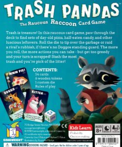 Gamewright Trash Pandas - The Raucous Raccoon Card Game - 252 Standard 26 812VLcjbeuL