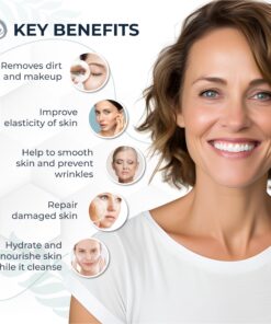 Foxbrim Naturals Coconut Milk & Honey Facial Cleanser with Organic Aloe Vera & Jojoba Oil - No added Fragrance, Gentle & Hydrating Face Wash Gel for Sensitive to Dry Skin, 4oz 26 812VPQiZPqL 1