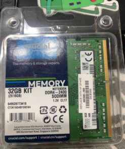 Crucial RAM 32GB Kit (2x16GB) DDR4 2400 MHz CL17 Laptop Memory CT2K16G4SFD824A 32GB Kit (16GBx2) 2400MHz 42 812VgNDV1mL
