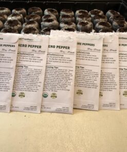 Hot Pepper Seeds - Organic Heirloom Chili Seed Variety Pack for Planting - Cayenne, Jalapeno, Habanero, Poblano, and More 45 812WMtWFI4L