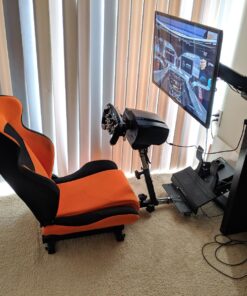 Openwheeler Advanced Racing Seat Driving Simulator Gaming Chair with Gear Shifter Mount Orange 17 812YlctIJ4L