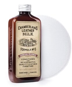 Chamberlain’s Leather Milk Furniture Treatment - All-Natural Leather Cleaner, Leather Conditioner for Couches and Living Room Furniture No 5, 6 Oz 36 812Z9nSuXjL