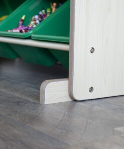 Humble Crew, Natural/Primary Kids' Toy Storage Organizer with 12 Plastic Bins, 34*35*15.5inch 36 812b cnnjL