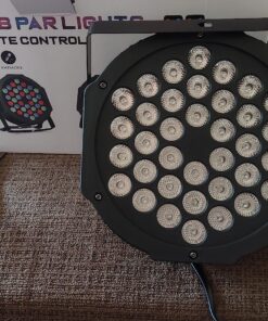 36LEDs Stage Par Lights 4 Pack - RGB LED Par Lights Sound Activated Auto Play by Remote & DMX Control Uplights for Wedding Birthday Church Music Light Show DJ Dance Party Events Stage Lighting 36LEDs Par Lights 4 Pack 23 812b4jKmMJL