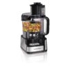 Hamilton Beach Stack & Snap Food Processor and Vegetable Chopper, BPA Free, Stainless Steel Blades, 12 Cup Bowl, 2-Speed 450 Watt Motor, Black (70725A) 7 812bvqYZ0lL 3