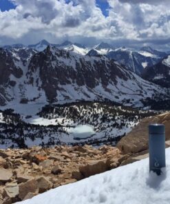 Vibrant All in ONE Travel Mug - Tea Infuser Bottle - Insulated HOT Coffee Thermos - Cold Fruit Infused Water Flask - Food Grade Leak Proof Tumbler Double Wall Stainless Steel 16.9 oz Blue 37 812cdhh4 PL