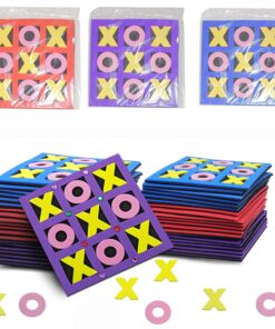 Alternative view of 4E's Novelty Foam Tic Tac Toe Game [Bulk 24 Pack] for Kids Individually Wrapped Birthday Party Favors, Goody Bag Fillers, Educational Board Game Gifts for Kids