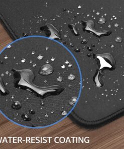 KTRIO Large Gaming Mouse Pad with Superior Micro-Weave Cloth, Extended Desk Mousepad with Stitched Edges, Non-Slip Base, Water Resist Keyboard Pad for Gamer, Office & Home, 31.5 x 11.8 in, Black X-Large (31.5" x 11.8") Black Stealth 21 812faG0kL