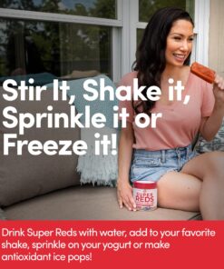 COUNTRY FARMS Super Reds, Energizing Polyphenol Superfood, 48 Super Fruits and Berries, Powerful Antioxidants and Polyphenols, Supports Energy, 20 Servings, Mixed Berry Flavor 20 Servings (Pack of 1) 25 812fgZ0KBL