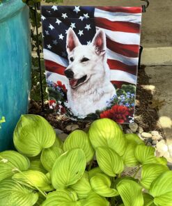 HOOSUN Garden Flag Stand, Premium Garden Flag Pole Holder Metal Powder-Coated Weather-Proof Paint with one Tiger Clip and two Spring Stoppers without flag 1 30 812gHhUIR9L