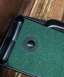 SKLZ ACCELERATOR PRO - Indoor Golf Putting Mat with Auto-Ball Return & Behind-the-Hole Ball Collector - Putter Alignment Guides at 3, 5 & 7 Feet - Rubber-Backed Mat Provides Multi-Surface Stability 29 812gavwhzL 1