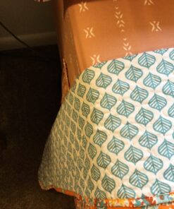 Lush Décor Harley Quilt Damask Pattern Reversible 5 Piece Bedding Set, King, Tangerine 43 812hTxRXSeL