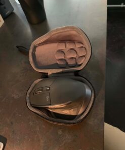 co2CREA Hard Travel Case Replacment for Logitech MX Master 2S / MX Master 3 Wireless Mouse (Black Case + Inside Grey) Black Case+Inside Grey Case for Master 2S/3 42 812hdvDq0yL