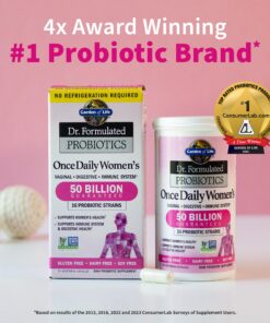 Garden of Life, Dr. Formulated Women's Probiotics Once Daily, 16 Strains, 50 Billion, 30 Capsules 20 812hyb3FffL