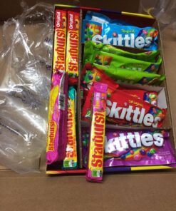 SKITTLES & STARBURST Full Size Variety Mix for Christmas Candy Gifts & Stocking Stuffers, 30 Count 36 812jYpLWqJL