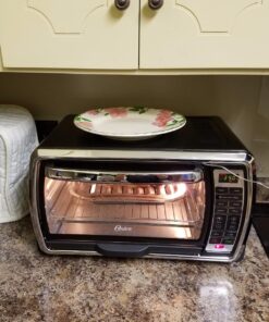 Oster Toaster Oven | Digital Convection Oven, Large 6-Slice Capacity, Black/Polished Stainless 57 812kEEQG2VL