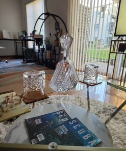 Dublin Triangular Crystal Decanter Single Decanter 13 812lUA vmnL