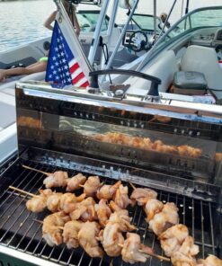 Magma Products, Double Locking Stowable Pedestal Mount, T10-185, Silver, One Size Pedestal locks 24 812lXX9JIpL