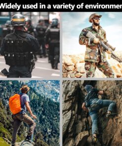 FAIRWIN Men's Tactical Belt, Rigger Belt, Utility Web Nylon Novelty Work Belt for Men Brown S(Waist 30''-36''Width 1.5'') 12 812ofQ88EL