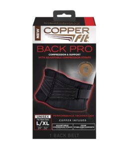 Copper Fit Advanced Back Pro Belt Compression Brace, Large/X-Large 12 812r0cKUt4L