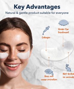 Deluxe Collagen Eye Mask Collagen Pads For Women By Purederm 2 Pack Of 30 Sheets/Natural Eye Patches With Anti-aging and Wrinkle Care Properties/Help Reduce Dark Circles and Puffiness 22 812r1N1U5ZL