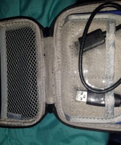 Lacdo Hard Drive Carrying Case for Seagate Portable Expansion Seagate Backup Plus Slim One Touch 1TB 2TB 3TB 4TB 5TB Portable External Hard Drive USB 3.0 2.5 Inch HDD EVA Shockproof Travel Bag, Black 54 812suZspGeL