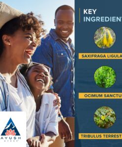 Ayush Herbs Rentone, Ayurvedic Urinary Tract and Kidney-Support Supplement, All-Natural Herb and Mineral Blend with Cranberry, Vitamin B6, Tribulus, and Holy Basil, 90 Vegetarian Caplets 8 812tGkAZUWL