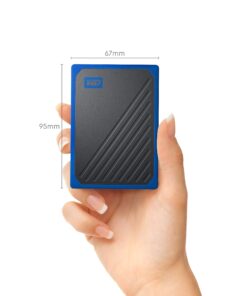 Alternative view of Western Digital 1TB My Passport Go SSD Cobalt Portable External Storage, USB 3.0 - Western DigitalBMCG0010BBT-WESN