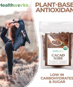 Healthworks Cacao Nibs Raw Organic (32 Ounces / 2 Pound) | Criollo Bean | Unsweetened Chocolate Substitute | Certified Organic | Keto, Vegan & Non-GMO | Antioxidant 32 oz/2 Pound 13 812yS8hvYlL