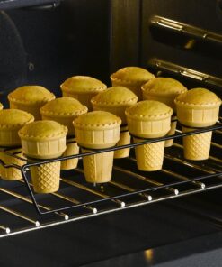 Nifty Ice Cream Cone Cupcake Baking Rack – Holds up to 12 Medium & Large Cupcake Cones, Non-Stick, Dishwasher Safe, Use for Baking, Cooling & Serving Treats 35 812yat1eueL 2