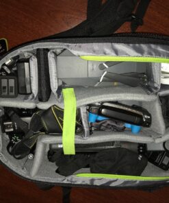 Evecase Large DSLR Camera/Laptop Travel Backpack Bag w/Rain Cover for Mirrorless, 4/3 Micro Four Third, Compact, Interchangeable Lens Digital Camera 18*12*8 inch Black 70 813 zDzEgbL