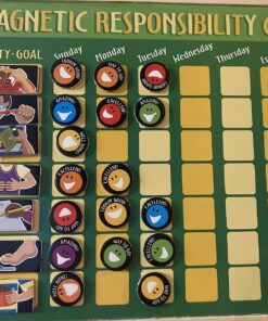 Melissa & Doug Deluxe Wooden Magnetic Responsibility Chart With 90 Magnets 31 81313SymtmL 1