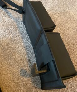 Extreme Max 3006.7270 BoatTector PWC Contour Fender with Hook & Strap Set with Adjustable Straps for Easy Secure Installation - 2-Pack Black 26 8131Svn2epL