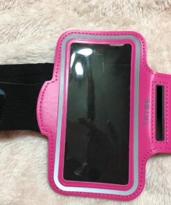 TRIBE Water Resistant Cell Phone Armband Case Running Holder for iPhone Pro Max Plus Mini SE (13/12/11/X/XS/XR/8/7/6/5) Galaxy S Ultra Plus Edge Note (21/20/10/9/8/7/6/5) Adjustable Strap & Key Pocket Dark Pink S: iPhone Mini/8/7/6/5/4/3/SE/Galaxy Mini 48 8131jjiIJlL 3
