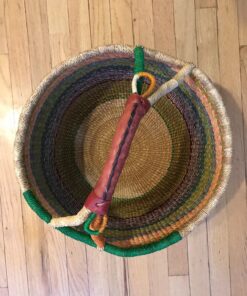 AFRICAN MARKET BASKET African Round Basket, 1 EA 63 8132 lIl2L 1