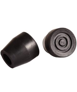 DMI Walker and Cane Tips with Metal Inserts, ¾ Inch, Black, 2 Count (Pack of 1) Pack of 1 11 81329l PSHL