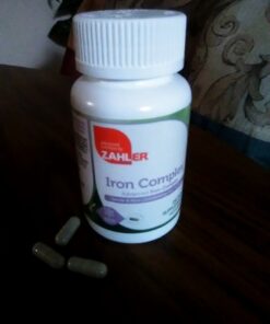 Zahler - Iron Supplement with Vitamin C - Capsule Iron Pills for Women and Men - High Absorption, Easy on Stomach, Kosher Ferrous Iron Supplements with Vitamins C, B12, Folate & More - 100 Count 100 Count (Pack of 1) 29 8132B3uI0xL 3