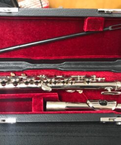 Eastar Piccolo Instrument for Beginners Students, Key of C Piccolo Flute, with Hard Case, Cleaning Rod, Cloth, Swab and Gloves, 2-Piece, Nickel Plated Piccolo, EPC-1 33 8132KIn8bDL