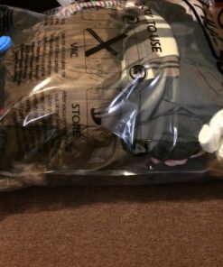 Spacesaver Vacuum Storage Bags (Jumbo 2 Pack) Save 80% on Clothes Storage Space - Vacuum Sealer Bags for Comforters, Blankets, Bedding, Clothing - Compression Seal for Closet Storage. Pump for Travel. Jumbo 51 8136eKgLJ3L