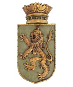Design Toscano Medieval Rampant Lion Crest Medieval Decor Wall Sculpture - Set of Two, 14 Inch, Polyresin, Full Color Set of 2 9 8137WKMM4oL