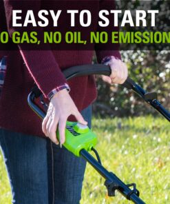Greenworks 40V 21" Brushless Cordless (Push) Lawn Mower (75+ Compatible Tools), 5.0Ah Battery and Charger Included 21" Mower (5.0Ah) 33 8137l8gLAZL