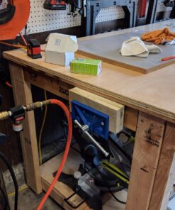 IRWIN Woodworking Vise, 6-1/2-Inch (226361) Silver/Blue 54 8137rpOf3yL