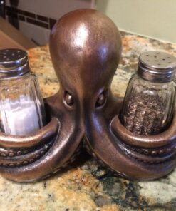 DWK Decorative Octopus Salt & Pepper Shaker Set 11 8139iTUCxiL