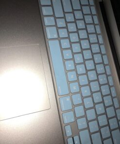 MOSISO Compatible with MacBook Air 13 inch Case (Models: A1369 & A1466, Older Version 2010-2017 Release), Protective Plastic Hard Shell Case & Keyboard Cover & Screen Protector, Airy Blue 61 813A3cRowOL