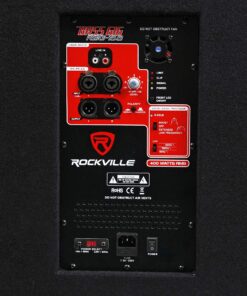 Rockville RBG15S 1600w Active Powered PA Subwoofer w/DSP + Limiter Pro/DJ, 15 inch, Black 32 813A538OAsL