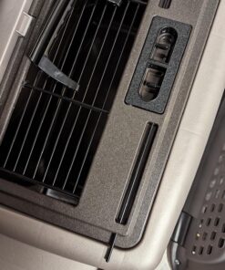 Petmate Two-Door Small Dog Kennel & Cat Kennel (Top Loading or Front Loading Pet Carrier, Made with Recycled Materials, 24 inches in Length) For Pets up to 15 Pounds, Made in USA 24.0"L x 14.5"W x 17.0"H TAN 38 813AOgrdHPL 1