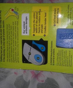 PROFOOT Orthotic Insoles for Plantar Fasciitis & Heel Pain, Women's 6-10, Gel Heel Shock Absorbing Insoles to Help Reduce Pain & Stress, Foot Care Arch Support Inserts for Shoes 1 Pair 39 813BPeV1sQL