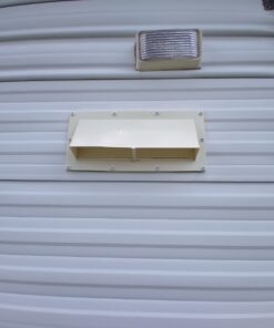 Alternative view of Ventline (V2111-11) Colonial White Horizontal Exterior Wall Vent