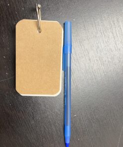 Koogel Index Cards,300 Pieces 2.2 x 3.5 Inches Flash Cards White Study Cards Note Cards Kraft Paper Cards Study Supplies with Binder Ring (50 Sheets per Set) 300 -white 24 813CNTjS47L